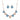 VAAKHYA | 92.5 Purity | Floral Enamel Necklace Set |23.46 Gram