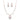 VAAKHYA | 92.5 Purity | Rose Wave Pink Stone Necklace Set | 16.60 Gram