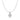 VAAKHYA | Royal Crown Solitaire Necklace | Premium 92.5 Sterling Silver Necklace for Women