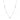 VAAKHYA | Princess Cut Stone Necklace | Premium 92.5 Sterling Silver Necklace for Women
