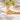 Leaf, Star and Flower Short Necklace in Gold-Plated 925 Silver