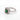 Square Stone Promise Ring in 925 Silver